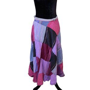 Kathmandu Imports Patchwork Wrap Skirt, One Size